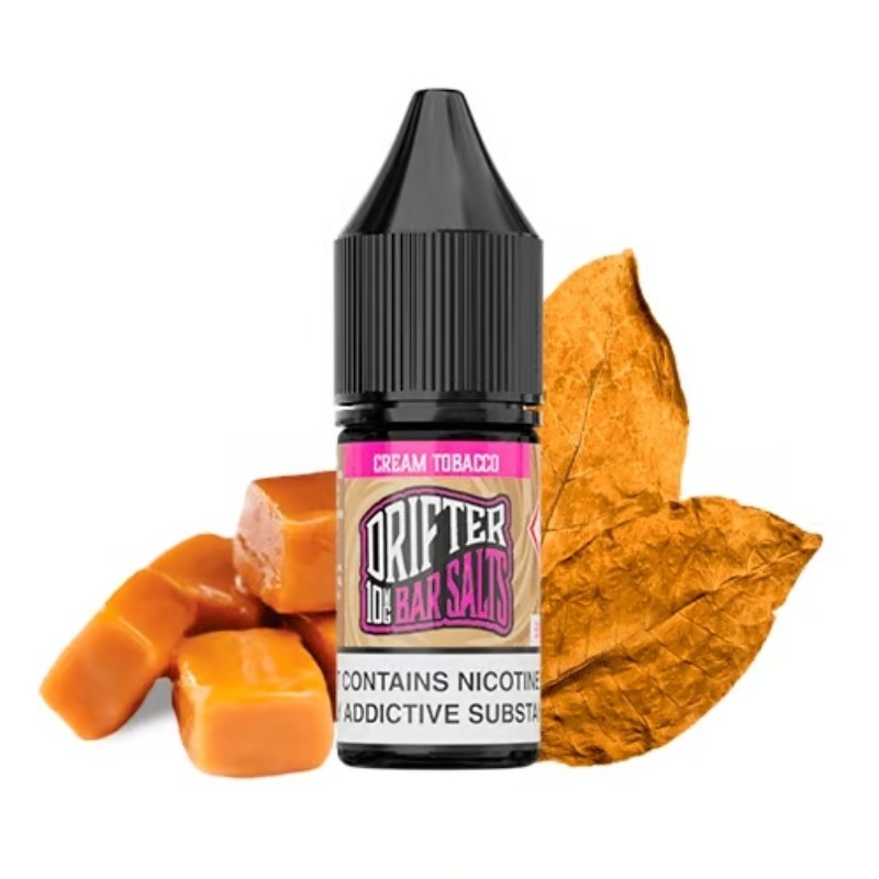 SALES JUICE SAUZ DRIFTER BAR SALTS - CREAM TOBACCO 10ML